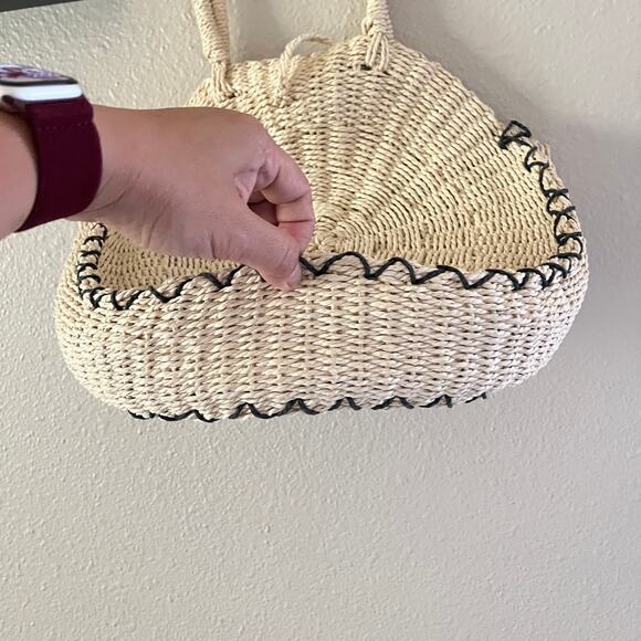 Seafolly Always Summer round Beach Straw bag - Picture 6 of 10